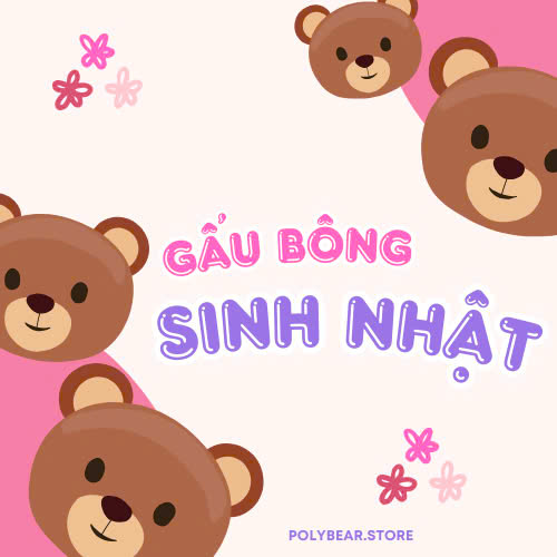 Gấu bông sinh nhật